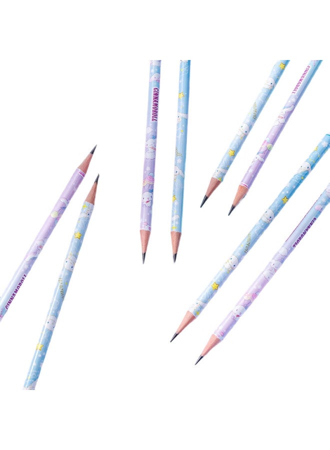 One Is A Pencil 2B Kindergarten 12-Pack Essential For School Exams Sanrio Student Stationery Kindergarten Elementary School Graphite Lead Core Black Big Ear Dog Cinnamoroll A Style Yz8637 - Image 2