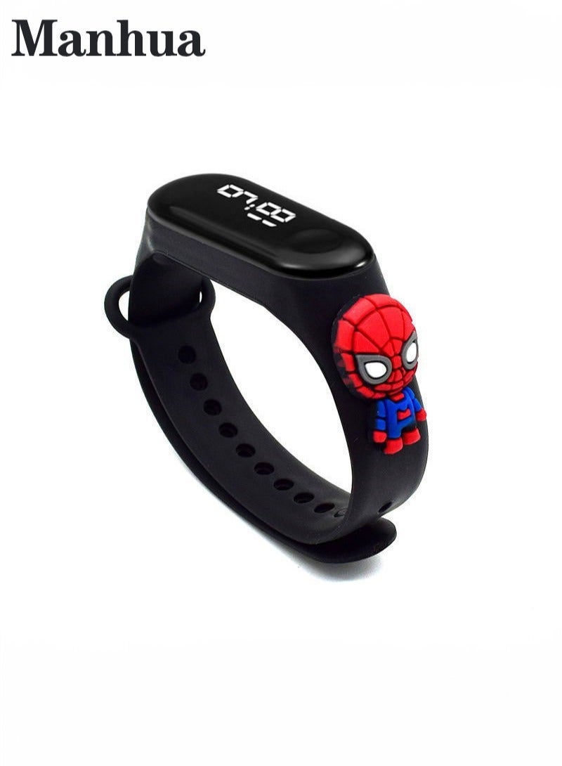  المانجا الصينية M3 كارتون سوار الأطفال LED إلكتروني مقاوم للماء ساعة لمسية هدية للأطفال - Image 3