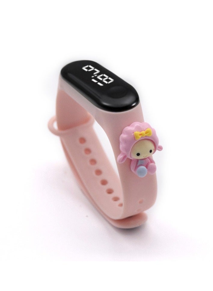  المانجا الصينية M3 كارتون سوار الأطفال LED إلكتروني مقاوم للماء ساعة لمسية هدية للأطفال - Image 4