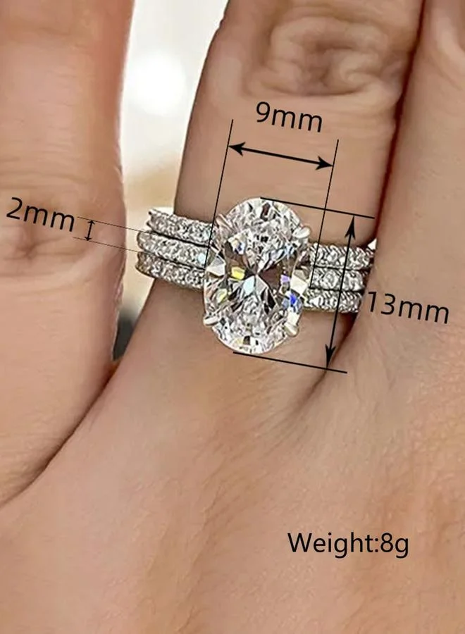Take Two Embellished Oval Cut Ring