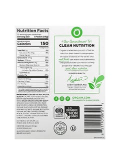 Orgain Orgain, Organic Protein Powder, Plant-Based, Vanilla Bean, 10 Packets, 1.62 oz (46 g) Each  - Image 2