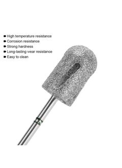 Sonew Diamond Pedicure Cone Bit Stainless Steel Foot Nail Drill Bit Pedicure Foot Calluses Sanding Polishing Head For Cracked Skin Corns Callus Removal Feet Filing Nails For Manicure And Pedicure  - Image 5