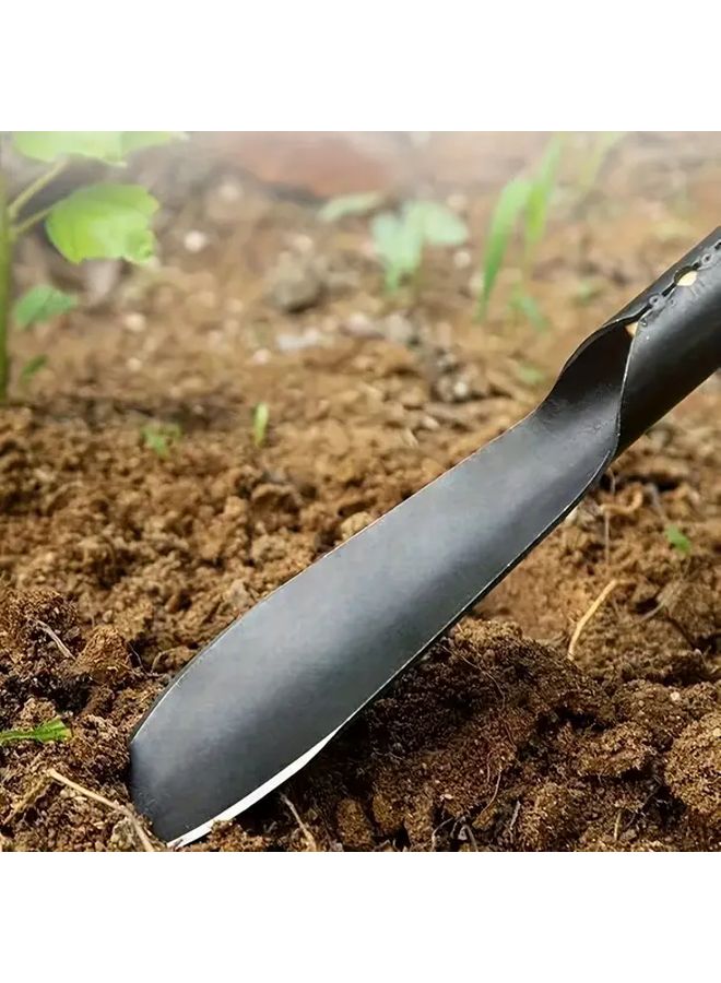 2pcs Heavy Duty Metal Garden Trowel Set With Ergonomic Handle For Digging Weeding Transplanting - Image 5