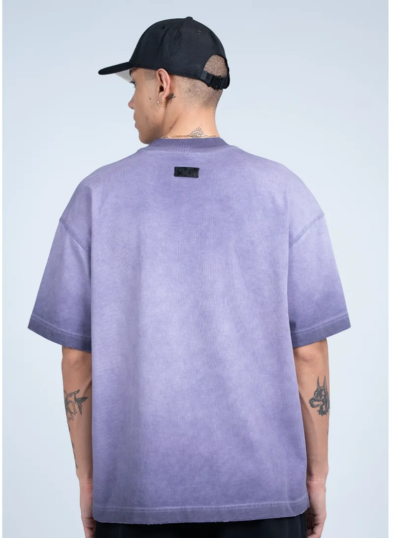 Tanjim Squad AMETHYST VIBE T-SHIRT - PURPLE