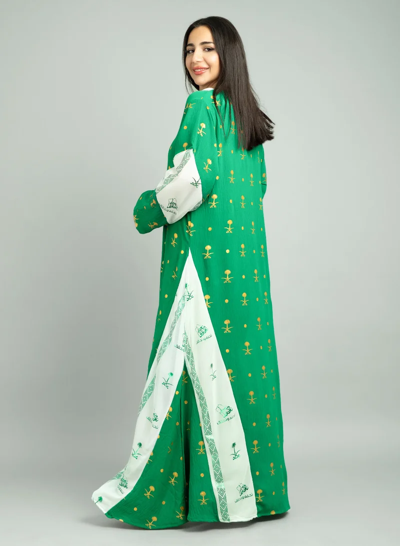 IKKXA Kingdom Pride Dress - Saudi National Day IKN11