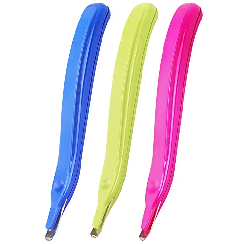 ZZTX 3 PCS Professional Magnetic Staple Remover Puller Staples Remover Staple Removal Tool for School Office Home(Blue, Rose, Green) - Image 1