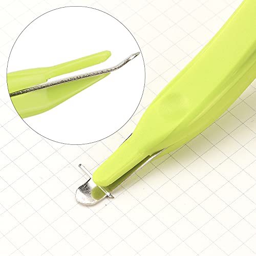 ZZTX 3 PCS Professional Magnetic Staple Remover Puller Staples Remover Staple Removal Tool for School Office Home(Blue, Rose, Green) - Image 4