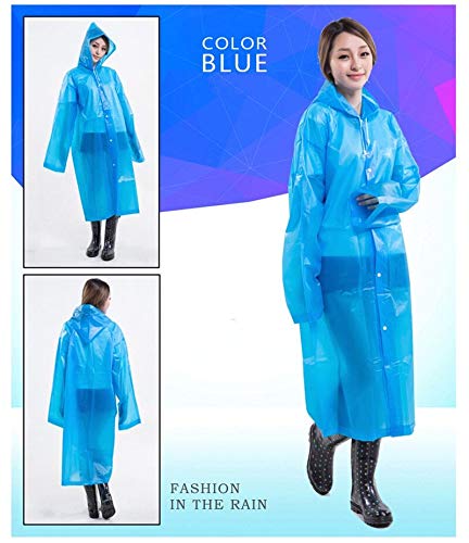 Visions India Unisex's Rain Coat (EvaRaincoat-Blue - Image 4
