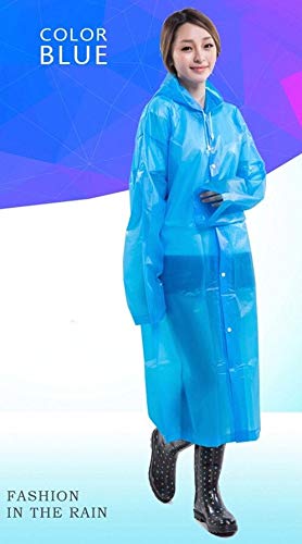 Visions India Unisex's Rain Coat (EvaRaincoat-Blue - Image 2