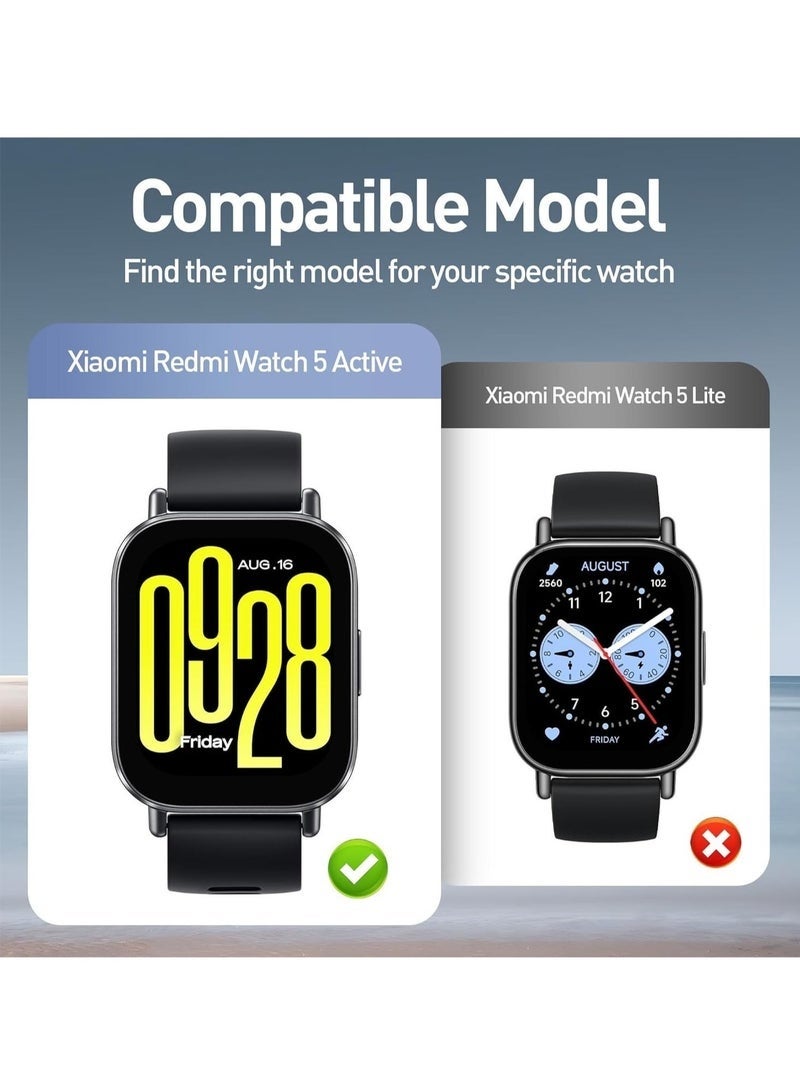 Nova future 3 Pcs Screen Protectors for Redmi Watch 5 Active Ultra-HD Full Coverage Screen Protector Film - Image 2