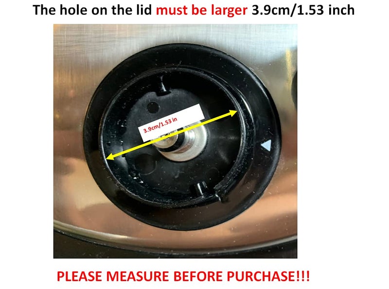 GJS Gourmet Pressure Release Valve Compatible with Some Power Cooker XL Including PPC770 PPC773 PPC780 PPC790 PCXLPRO6 This valve does not fit modes such as WAL1 WAL3 and WAL4 - Image 3
