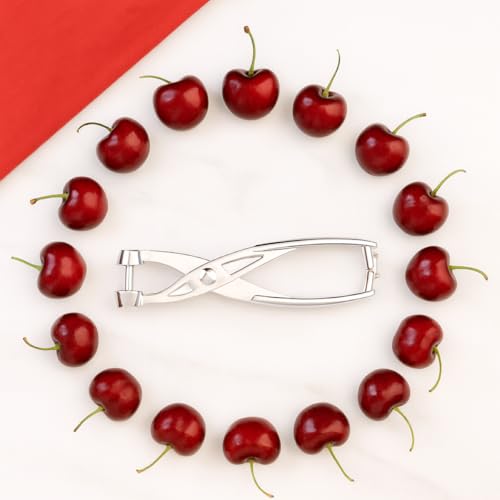 Mrs. Anderson's Baking Mrs. Anderson’s Baking Cherry Pitter, Chrome-Plated Zinc Alloy - Image 2