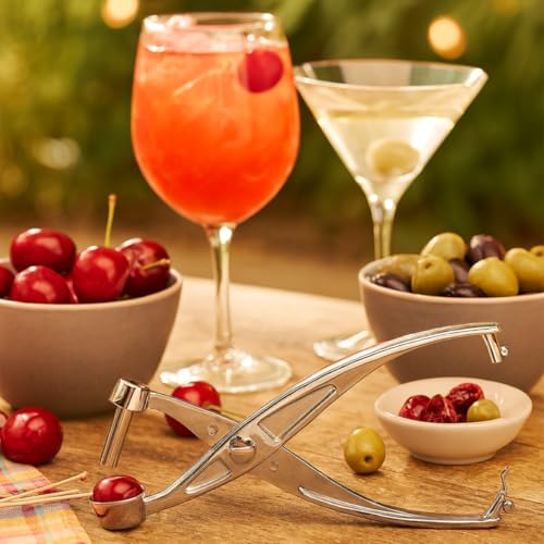 Mrs. Anderson's Baking Mrs. Anderson’s Baking Cherry Pitter, Chrome-Plated Zinc Alloy - Image 5