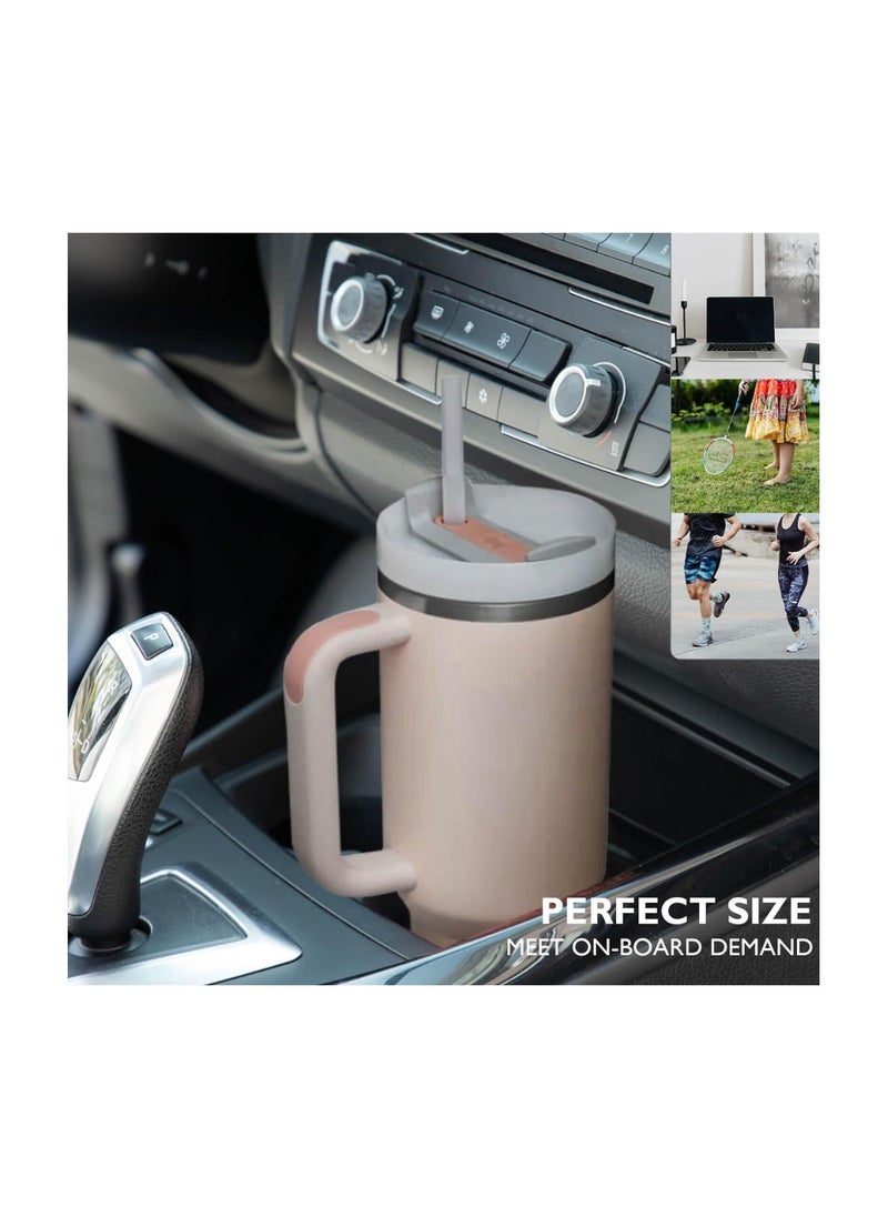 PRINTSHOP4ME - 1.2L Tumbler Mug With Lid&Straw|Insulated Reusable Stainless Steel Water Bottle|Leak Proof Mug For Office,Gym,Travelling|Available Muliplet Colours - Image 1