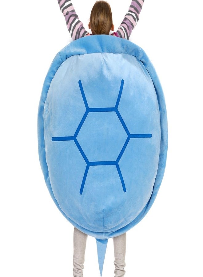 TechMax Solution Blue Wearable Turtle Plushie Stuffed Tortoise Shell for Boys and Girls - Image 2