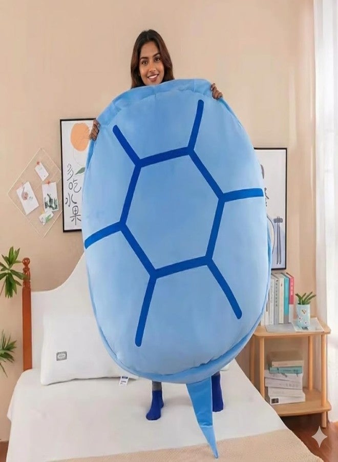 TechMax Solution Blue Wearable Turtle Plushie Stuffed Tortoise Shell for Boys and Girls - Image 4