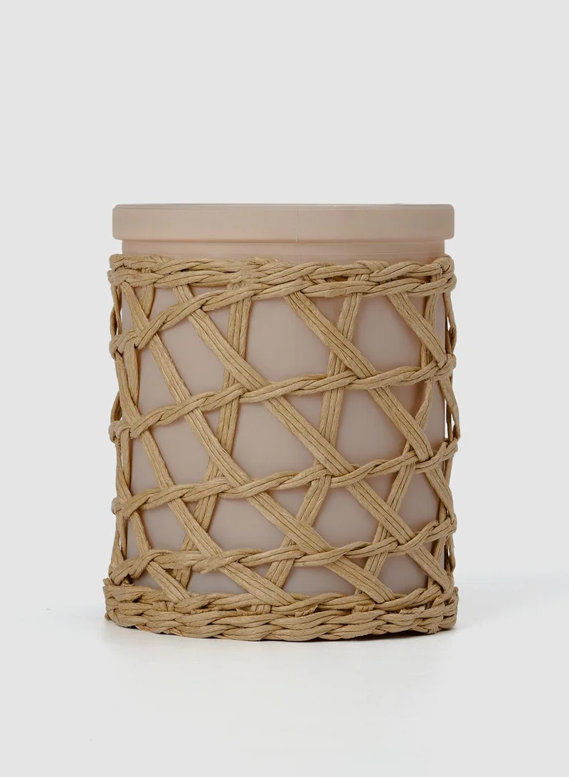 فرنش كونكشن شمعة برغموت وياسمين بتفاصيل منسوجة  جرام