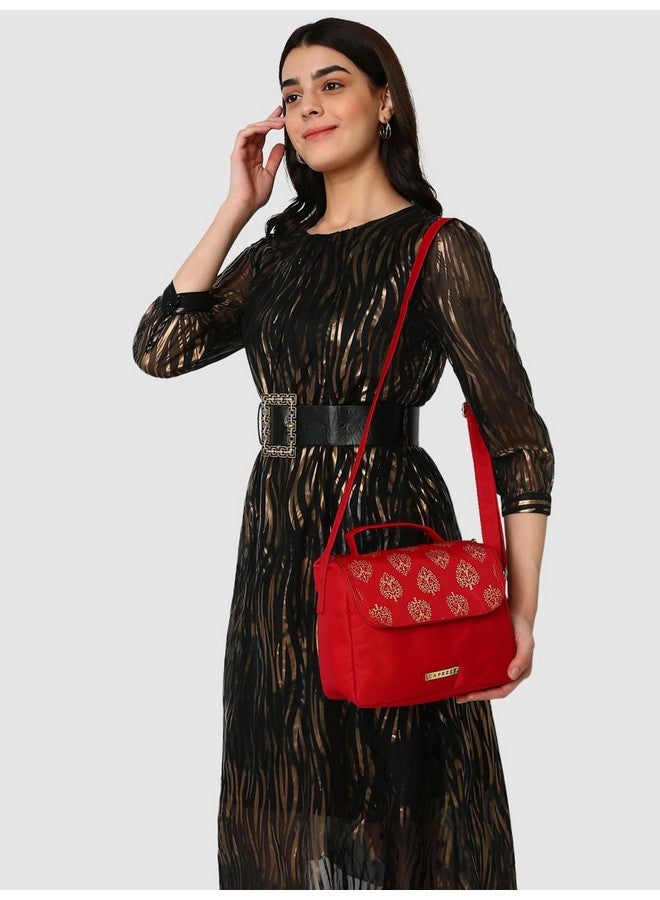 CAPRESE Rosy Vanity CASE Medium Maroon - Image 5