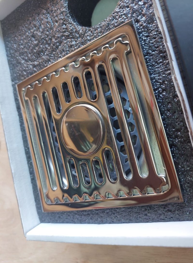A drain cover 10 cm by 10 cm with an odor preventer - Image 4