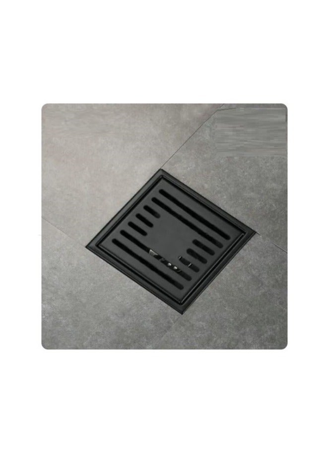 A drain cover 10 cm by 10 cm with an odor preventer - Image 1