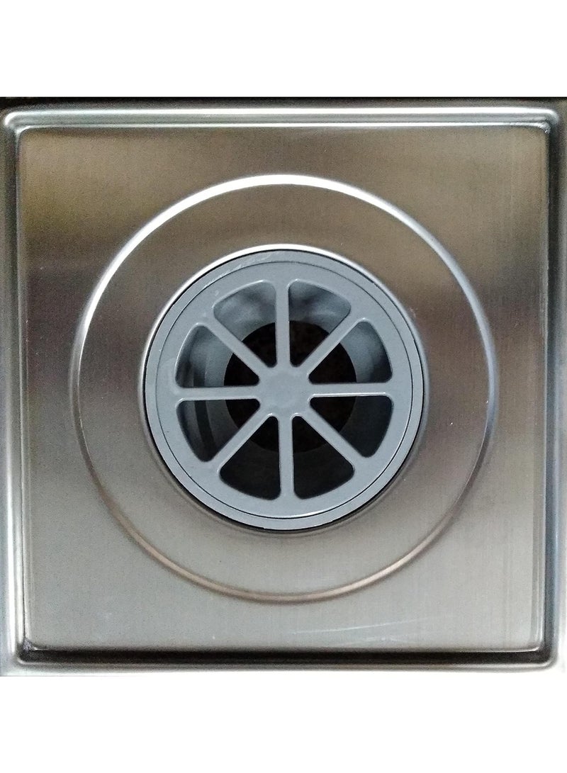 A drain cover 10 cm by 10 cm with an odor preventer - Image 5