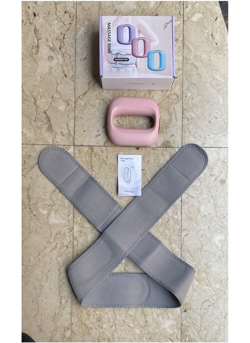 DubaiGallery Cross-border mini fitness electric fascia ring portable muscle relaxation massager household small LCD massage gun  - Image 4
