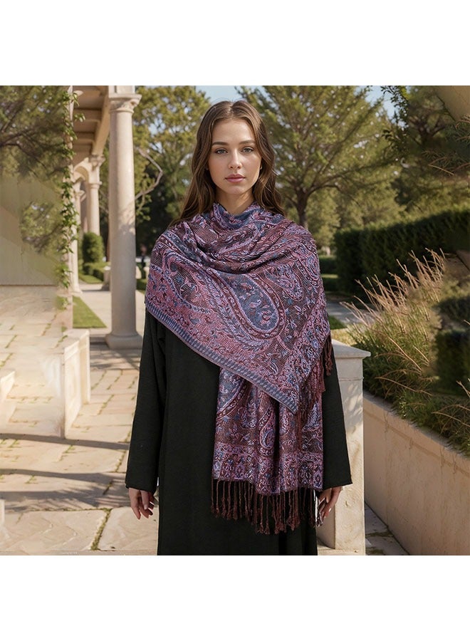 Women's shawl, comfortable and fashionable shawl, versatile - Image 1