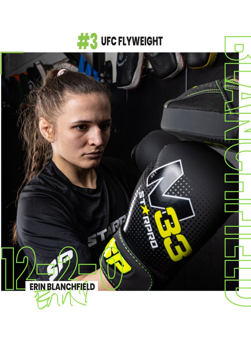 Starpro - M33 Boxing Gloves - 8oz 10oz 12oz 14oz 16oz - Boxing Gloves for Training Sparring - Men and Women - One Piece Padding - Wrist Protection - Breathable - Image 1