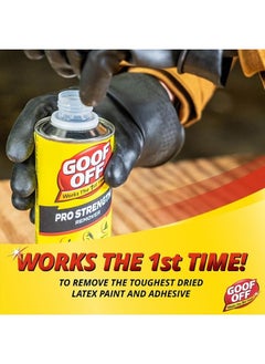 GOOF OFF FG653 Professional Strength Remover, Pourable 16-Ounce,Liquid  - Image 2