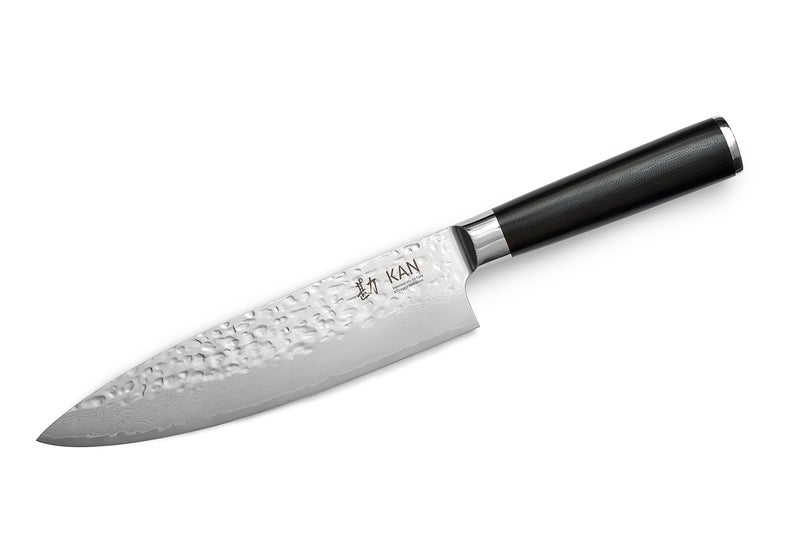 KAN Core Professional Chef Knife 8inch VG10 67 layers Damascus Ambidextrous Hammered Japanese VG10 Blade G10 handleupgraded version