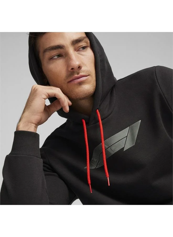 Puma PUMA Black F1 Motorsport Men's Logo Graphic Hoodie for Men | Best Price UAE