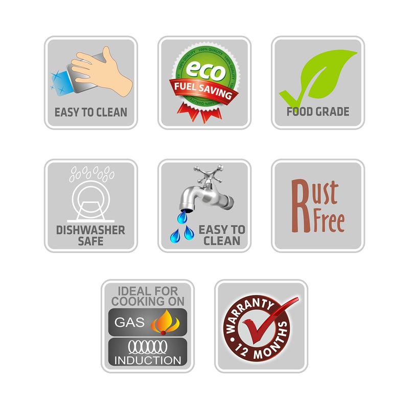 Sumeet Stainless Steel SoLid Apple Bowl - 300ml, 6 Pc - Image 4