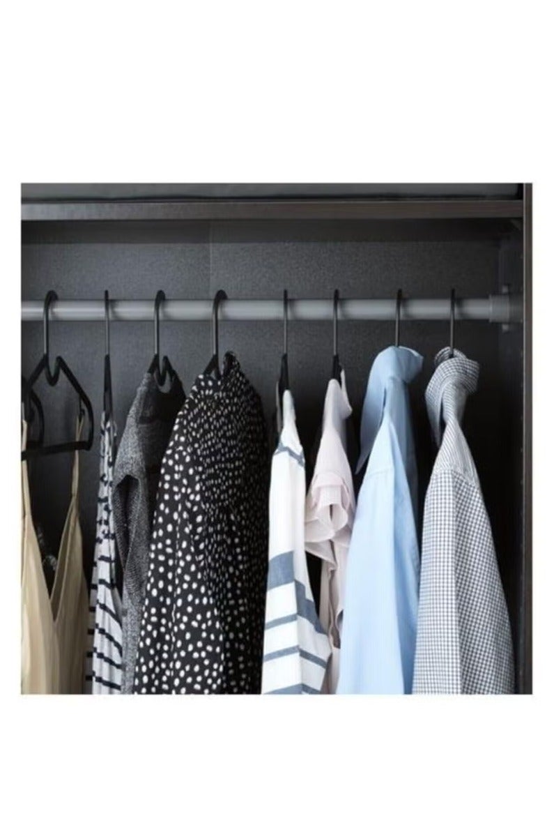 30-piece black clothes hanger set - Image 2