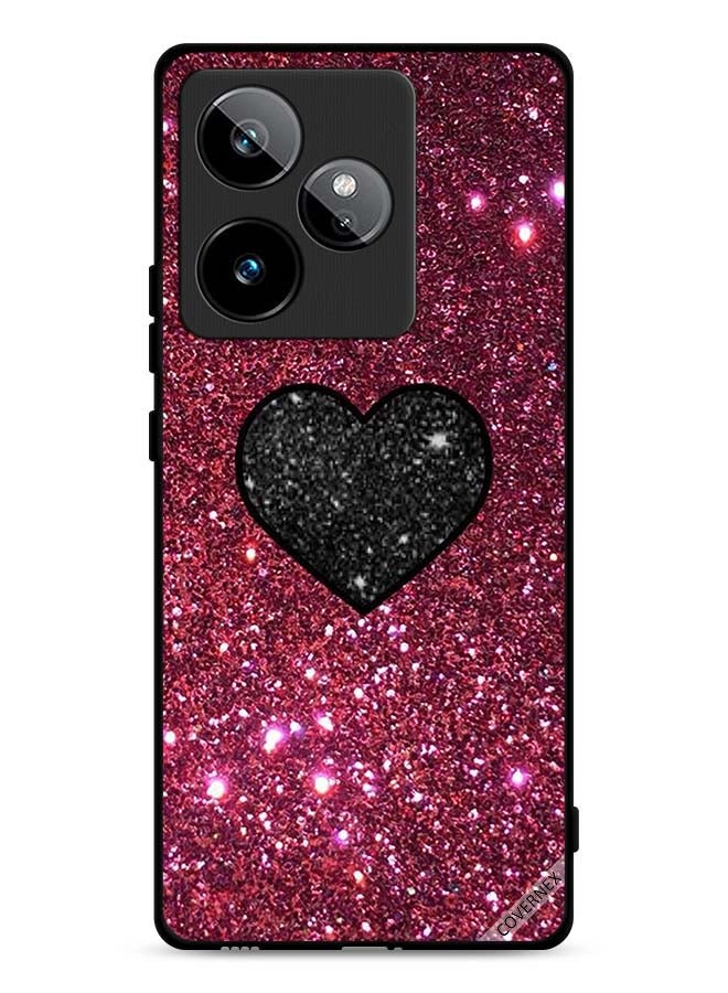 Covernex Realme GT 7 5G Protective Case Cover Heart In Glitters