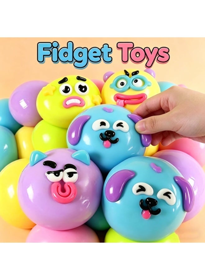 GIOIO Smushers Squishy - Curiosities Smushers Dog Face Swap Squishy Soft Moldable Cute Slow Rise Relaxing Sensory Fidget Relief Anxiety Stress Fun with Interchangeable Faces - Image 3