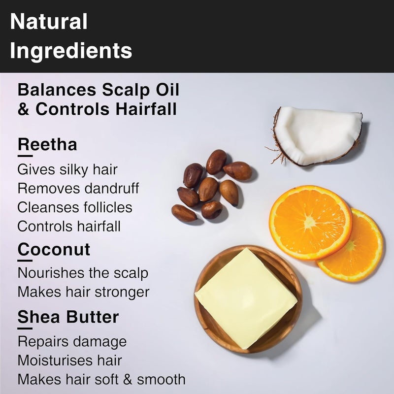 Soulflower Soulflower Reetha Coconut Milk Soap  Shampoo Bar  Hair Cleansing Bar  Handmade 100 Pure Natural  Cold processed Grade 1 BIS Standard Premium  Luxurious Soap 150g - Image 3