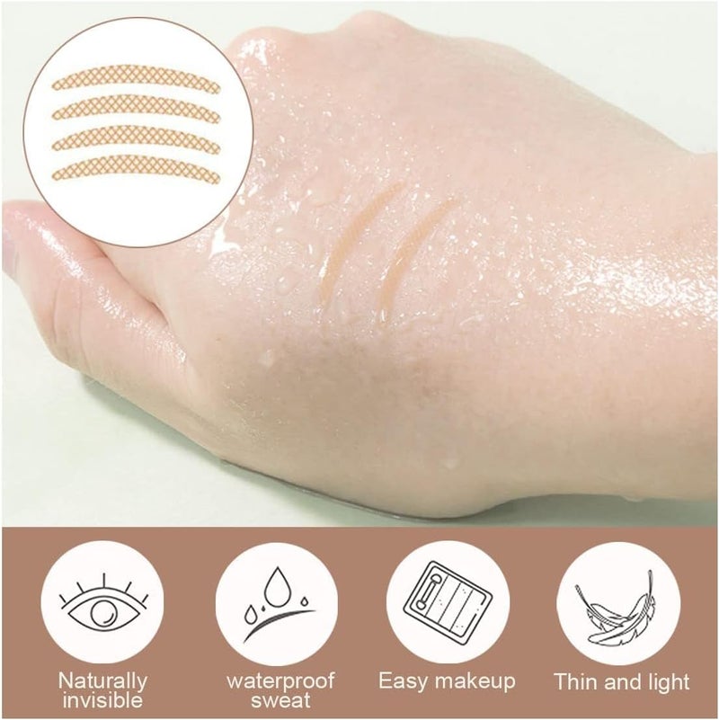 288Pcs Double Eyelid Tape Natural Invisible Lace Single Side Eyelid Breathable Eyelid Stickers Women Makeup Tool (1 Set) - Image 2