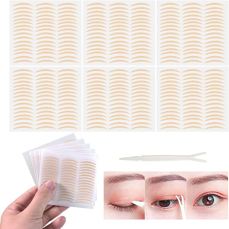 288Pcs Double Eyelid Tape Natural Invisible Lace Single Side Eyelid Breathable Eyelid Stickers Women Makeup Tool (1 Set) - Image 1