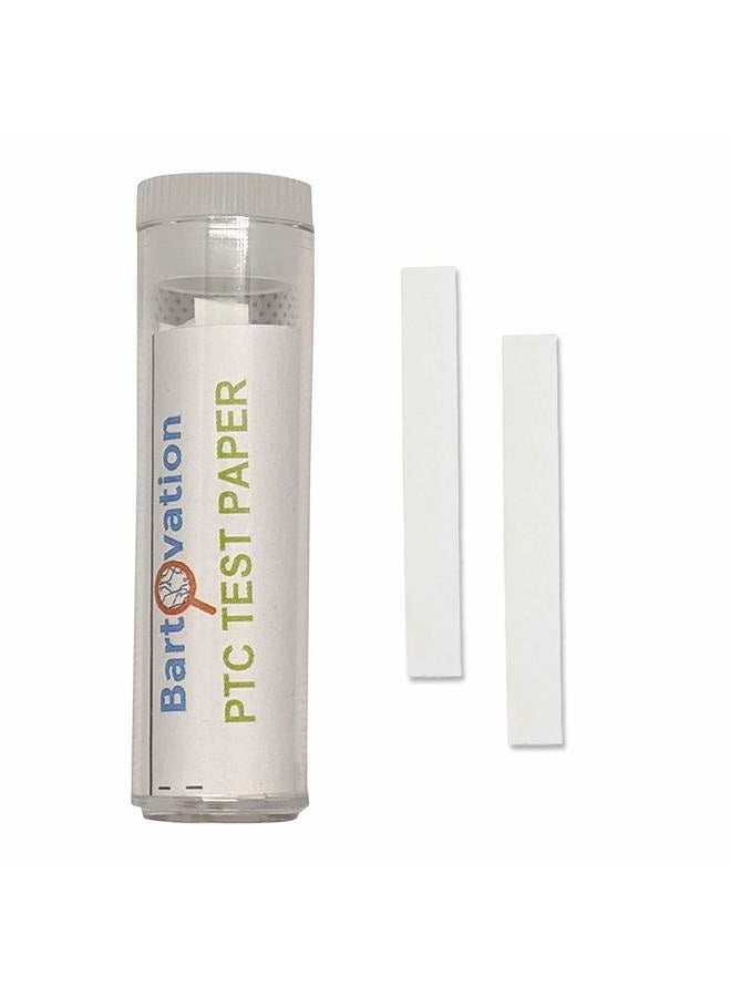 Bartovation Phenylthiourea (PTC) Test Paper for Genetic Taste Testing [Vial for 100 Paper Strips] - Image 1