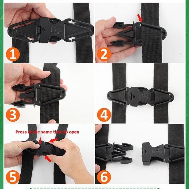 Escape Car Seat Safety Clip,Escape Baby Harness Chest Clip, Prevent Children/Kids Taking Their Arms Out of Child Car Seat/High Chairs/Strollers/Baby Reins - Image 3