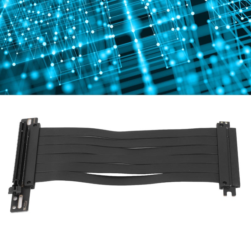 كابل رايزر لبطاقة معالجة الرسومات PCIe 3.0 X16 عالي السرعة وأنثى بزاوية 90 درجة كابل تمديد لبطاقة الرسومات الأصلية من الجيل 3 لـ GTX1080 وRTX2060 - Image 5