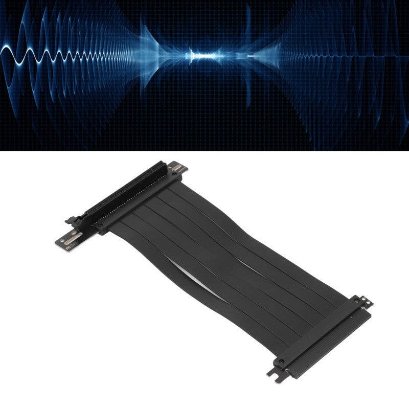 كابل رايزر لبطاقة معالجة الرسومات PCIe 3.0 X16 عالي السرعة وأنثى بزاوية 90 درجة كابل تمديد لبطاقة الرسومات الأصلية من الجيل 3 لـ GTX1080 وRTX2060 - Image 2