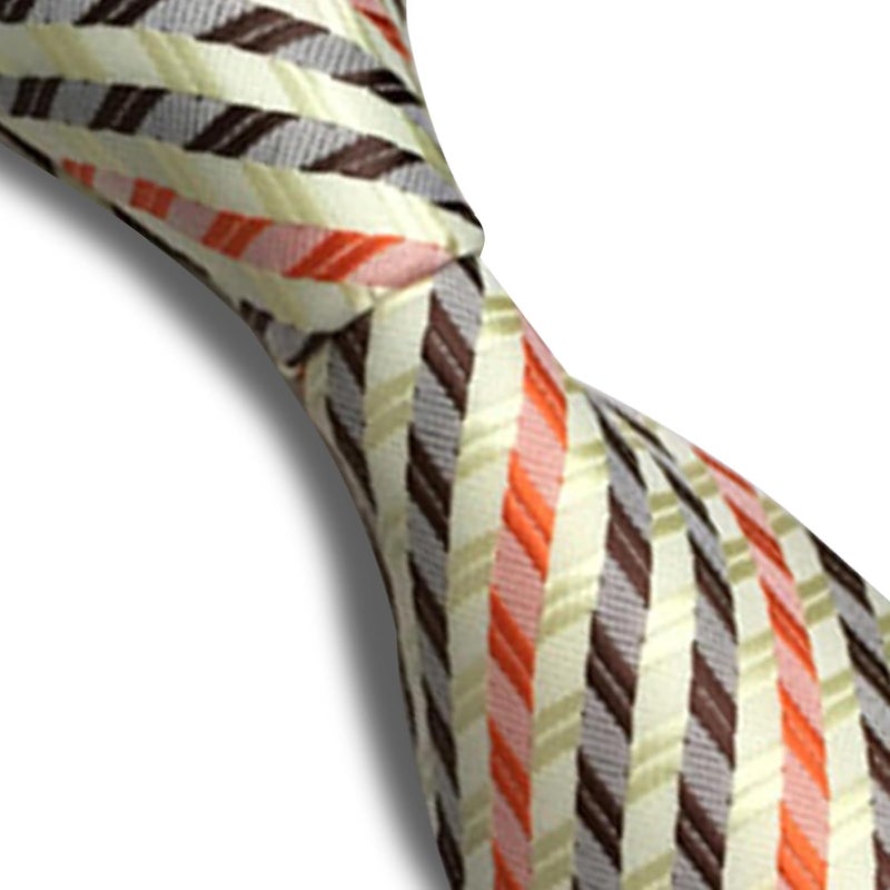 MENDENG Store Men's Classic Necktie Jacquard Woven Ties for Men Formal Business Ties Wedding Party Groomsmen Black Tie - Image 3