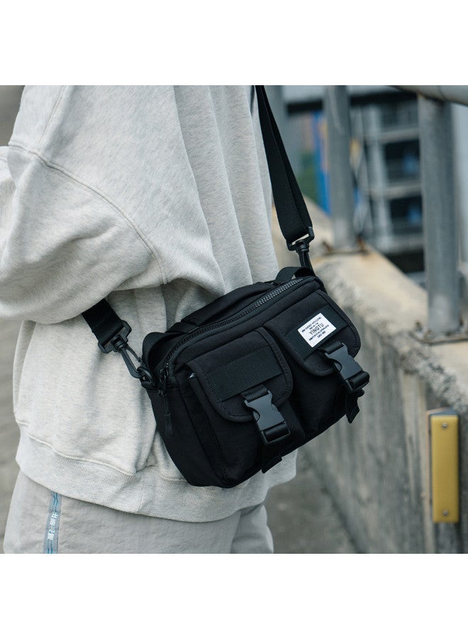 TonLion Style Multi-pocket Couple Bags For Women, Summer Large Capacity Versatile Crossbody Lightweight Men's Shoulder Bag Casual Camera Bag - Image 2