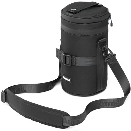 AMBITFUL Thick Camera Lens Pouch Case WaterDustShock Protection Lens Pouch for DSLR Camera Lens Compatible For Sony Nikon CanonFujifilmTamron Fits Lenses Below 110 190 mm 433 748 in - Image 1