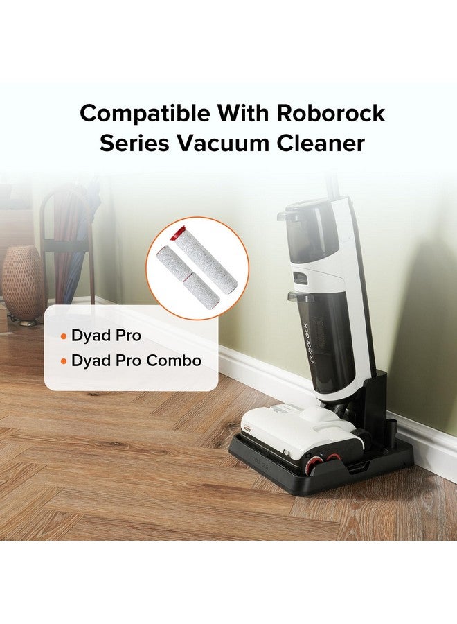roborock 3 Pcs Soft Roller Brush for Dyad Pro/Dyad Pro Combo Cordless Wet Dry Vacuum Cleaner, Mop Vacuum Replacement Parts Accessory Kit - Image 2