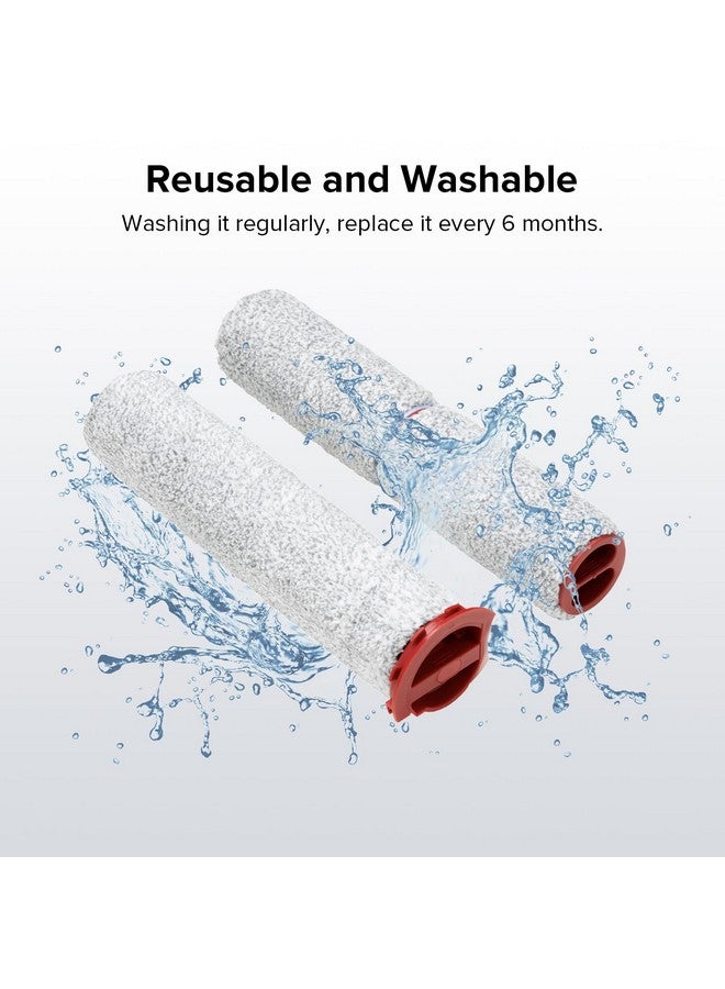 roborock 3 Pcs Soft Roller Brush for Dyad Pro/Dyad Pro Combo Cordless Wet Dry Vacuum Cleaner, Mop Vacuum Replacement Parts Accessory Kit - Image 4