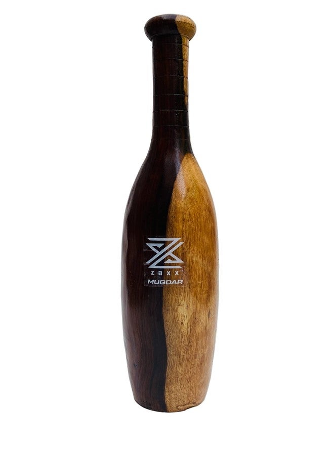 zaxx 4kg Wooden Indian Mugdar, Clubs, Meel, Clubbell, Karla Kattai, Mugdar, (Quality Wood with Polish) - Image 1