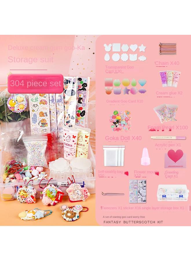 Bluejw Goka Sticker Suit Gift Goka Cute Ins Hand Account Sticker Children's Girl Toy Handmade DIY Material Bag - Image 1