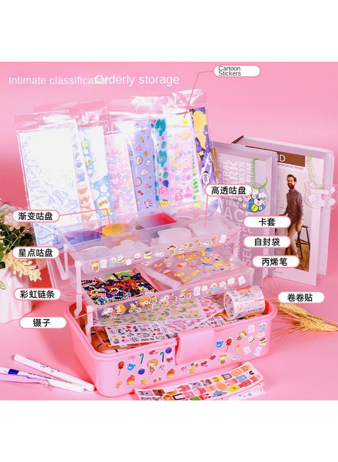 Bluejw Goka Sticker Suit Gift Goka Cute Ins Hand Account Sticker Children's Girl Toy Handmade DIY Material Bag - Image 5